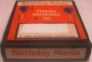 Birthday Mania Atari cartridge scan