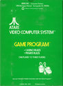 Blackjack Atari cartridge scan