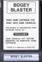 Bogey Blaster Atari cartridge scan