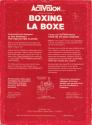 Boxing - La Boxe Atari cartridge scan