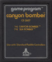 Canyon Bomber Atari cartridge scan
