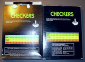 Checkers Atari cartridge scan