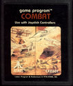Combat Atari cartridge scan