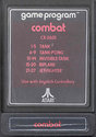 Combat Atari cartridge scan