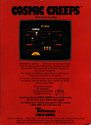 Cosmic Creeps Atari cartridge scan