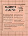 Custer's Revenge Atari cartridge scan