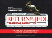 Star Wars - Return of the Jedi - Death Star Battle Atari instructions