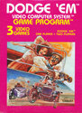 Dodge 'Em Atari cartridge scan