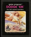 Dodge 'Em Atari cartridge scan