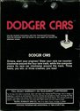 Dodger Cars Atari cartridge scan