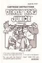 Donkey Kong Junior Atari instructions