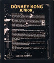 Donkey Kong Junior Atari cartridge scan