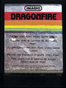 Dragonfire Atari cartridge scan