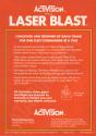 Laser Blast - Duell im Weltall Atari cartridge scan