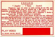 Enduro Atari instructions
