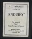 Enduro Atari cartridge scan