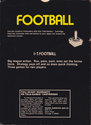 Football Atari cartridge scan