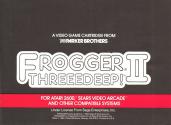 Frogger II - Threeedeep! Atari instructions