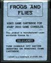 Frogs and Flies Atari cartridge scan