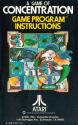 Game of Concentration (A) Atari instructions