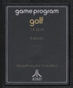 Golf Atari cartridge scan
