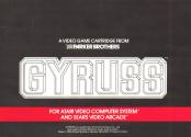 Gyruss Atari instructions