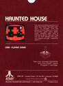 Haunted House Atari cartridge scan
