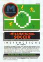 International Soccer Atari instructions