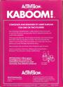 Kaboom! - Kaboom - Schneller Als der Knall Atari cartridge scan