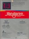 Kangaroo (Canguru) Atari cartridge scan