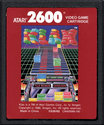 Klax Atari cartridge scan