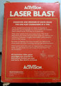 Laser Blast Atari cartridge scan