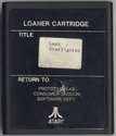 Last Starfighter (The) Atari cartridge scan