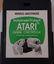 Mario Brothers Atari cartridge scan