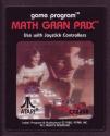 Math Gran Prix Atari cartridge scan
