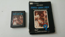 Math Gran Prix Atari cartridge scan