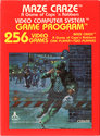Maze Craze - A Game of Cops 'n Robbers Atari cartridge scan