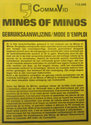 Mines of Minos Atari instructions