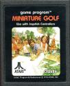 Miniature Golf Atari cartridge scan