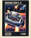 Mission 3000 A.D. Atari cartridge scan