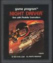 Night Driver Atari cartridge scan