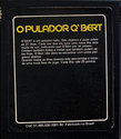 O Pulador Q'Bert Atari cartridge scan