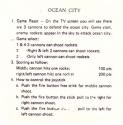 Ocean City Atari instructions