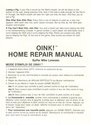 Oink! Atari instructions