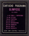 Olimpicos Atari cartridge scan
