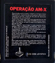 Operação AM-X Atari cartridge scan