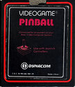 Pinball Atari cartridge scan