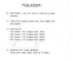 Plug Attack Atari instructions