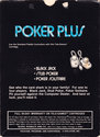 Poker Plus Atari cartridge scan