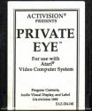 Private Eye Atari cartridge scan